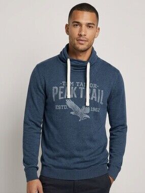 Tom Tailor Peak Trail Cowl Neck Mens Sweater